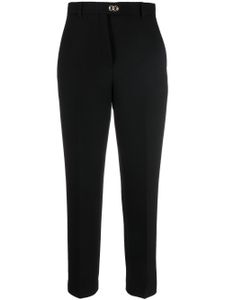 Ferragamo pantalon fuselé à coupe courte - Noir