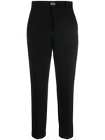 Ferragamo pantalon fuselé à coupe courte - Noir - thumbnail