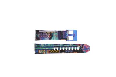 Horlogeband Smartwatch Diesel DZT2023 / Printed Kunststof/Plastic Multicolor 22mm