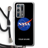 NASA: Huawei P40 Pro Plus Transparant Hoesje met koord