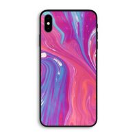 Paarse stroom: iPhone XS Max Biologisch afbreekbaar hoesje