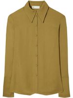 Tory Burch chemise boutonnée à col pointu - Vert - thumbnail