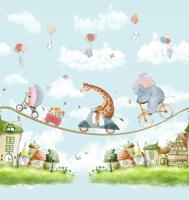Dutch Cute Walls- Circus Zipline 265x280cm - CW6039-1