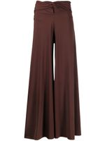 Maygel Coronel pantalon Vongola à coupe ample - Marron