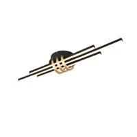 Trio PlafondlampCinto design zwart met goud - R67873180