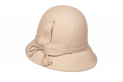 Hoed Roaring 20&apos;s wolvilt beige