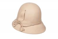 Hoed Roaring 20&apos;s wolvilt beige