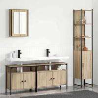 Badkamermeubelset 4 pcs Sonoma eiken 33 x 33 x 185.5 cm