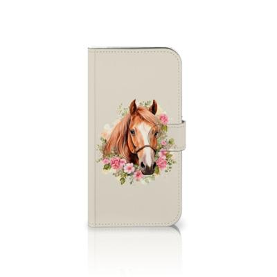 Telefoonhoesje | Met pasjeshouder | voor iPhone 16 Plus Paard