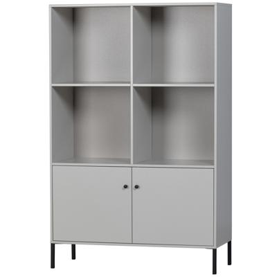 WOOOD Opbergkast 'Xam' Grenenhout, kleur Wolkengrijs