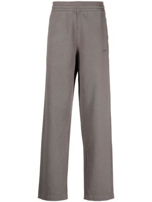 Holzweiler pantalon de jogging à logo imprimé - Gris