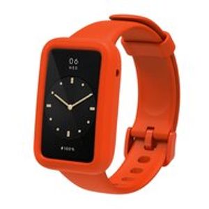 Siliconen sportbandje met case - Oranje - Xiaomi Smart band 7 Pro