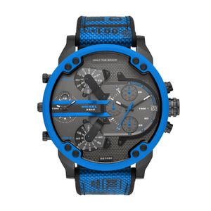 Horlogeband Diesel DZ7434 Nylon/perlon Blauw 28mm