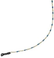 Henri Beaud brillenkoord Fig & Emaux Dore TFX3 65 cm staal blauw - thumbnail