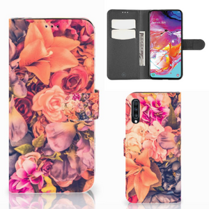 Samsung Galaxy A70 Hoesje Bosje Bloemen