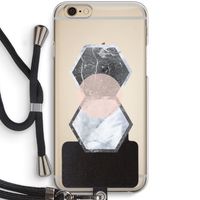 Creatieve toets: iPhone 6 / 6S Transparant Hoesje met koord