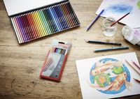 STABILO aquacolor - premium aquarel kleurpotlood - metalen etui met 12 kleuren - thumbnail