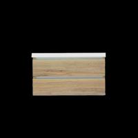 Onderkast Sanilux Trendline Met Greeplijst Aluminium 120x47x52 cm Naturel Oak Sanilux Onderkast Sanilux Trendline Met Greeplijst Aluminium 120x47x52 cm Naturel Oak Sanilux