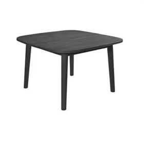 Lennon tafel 120x120x76 cm teak charcoal finish - Max&Luuk