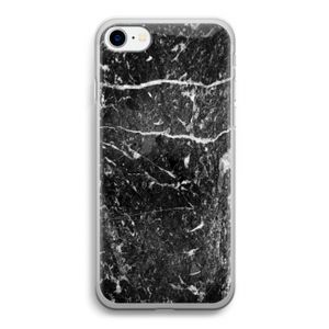 Zwart marmer: iPhone SE 2020 Transparant Hoesje