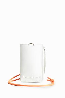 Telefoontasje met logo - WHITE - U
