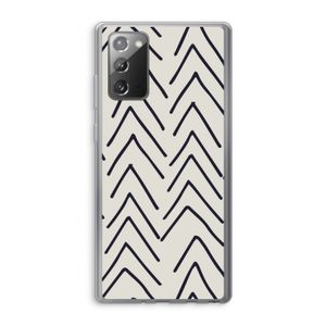 Marrakech Arrows: Samsung Galaxy Note 20 / Note 20 5G Transparant Hoesje