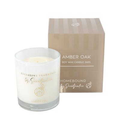 Geurkaars Amber oak 260g