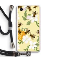 No flowers without bees: Pixel 3 XL Transparant Hoesje met koord