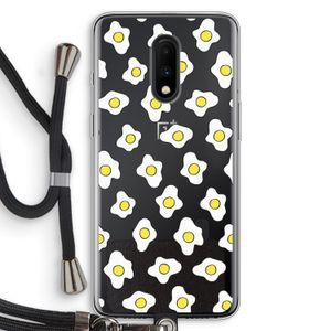 Spiegeleitjes: OnePlus 7 Transparant Hoesje met koord