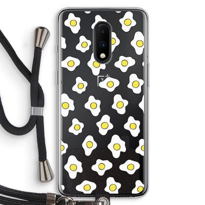 Spiegeleitjes: OnePlus 7 Transparant Hoesje met koord