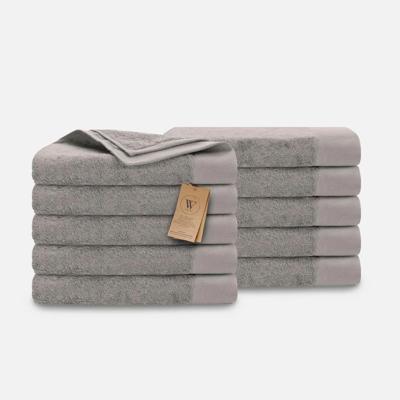 Walra Remade Cotton Handdoeken 70 x 140 cm - 550 gr/m² - Taupe - 10 stuks