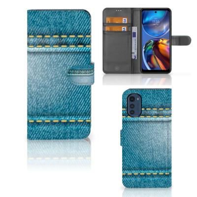 Motorola Moto E32 | Moto E32s | Wallet Case | met Pasjes | Jeans