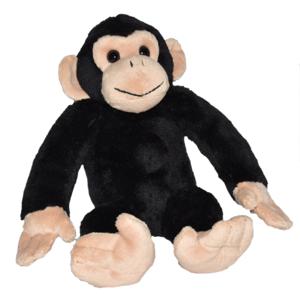 Wild Republic Chimpansee aap - 20 cm - pluche knuffel - apen - knuffeldieren