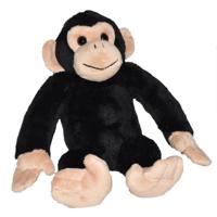 Wild Republic Chimpansee aap - 20 cm - pluche knuffel - apen - knuffeldieren - thumbnail