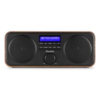 DAB Radio met FM - Audizio Novara - Stereo - 40 Watt - 20 Voorkeurszenders - Hout - thumbnail