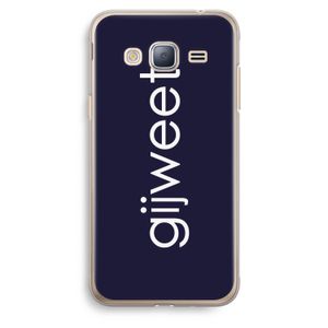 Gijweet: Samsung Galaxy J3 (2016) Transparant Hoesje