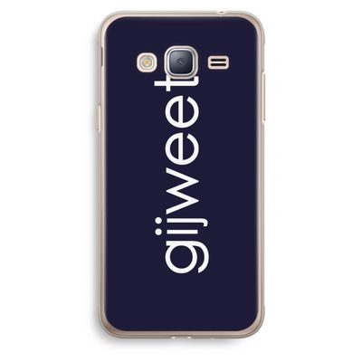 Gijweet: Samsung Galaxy J3 (2016) Transparant Hoesje