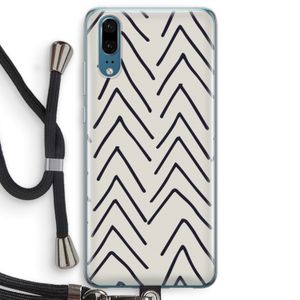 Marrakech Arrows: Huawei P20 Transparant Hoesje met koord
