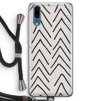 Marrakech Arrows: Huawei P20 Transparant Hoesje met koord