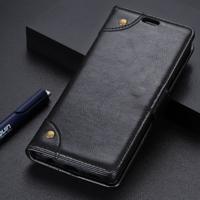 Koperen gesp Nappa textuur horizontale Flip leren Case voor Huawei P30 Lite met houder & kaartsleuven & portemonnee (zwart)
