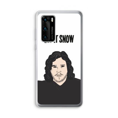 Let It Snow: Huawei P40 Transparant Hoesje