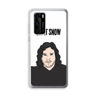 Let It Snow: Huawei P40 Transparant Hoesje