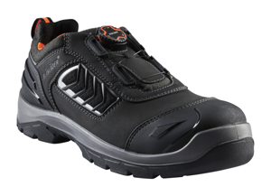 Blåkläder Veiligheidsschoen 2451 S3 Laag BOA | Zwart/Oranje | Maat 47 - 00.183.005.47