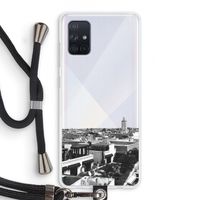 Marrakech Skyline : Samsung Galaxy A71 Transparant Hoesje met koord