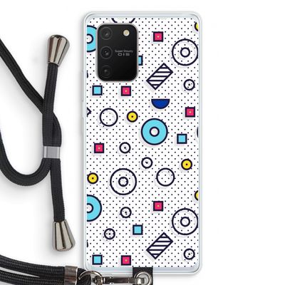 8-bit N°9: Samsung Galaxy S10 Lite Transparant Hoesje met koord