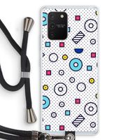8-bit N°9: Samsung Galaxy S10 Lite Transparant Hoesje met koord