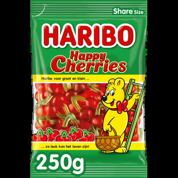 Haribo Happy Cherries 250 g bij Jumbo