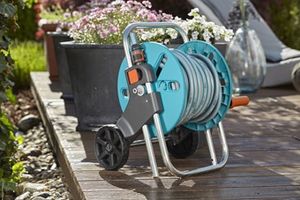 Gardena AquaRoll S Slangenwagen Handmatig Blauw, Grijs, Oranje