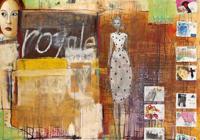 Kunstdruk Birgit Lorenz - Royale Post for me 100x70cm