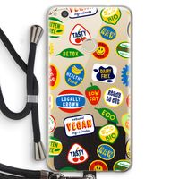 Fruitsticker: Huawei Ascend P8 Lite (2017) Transparant Hoesje met koord